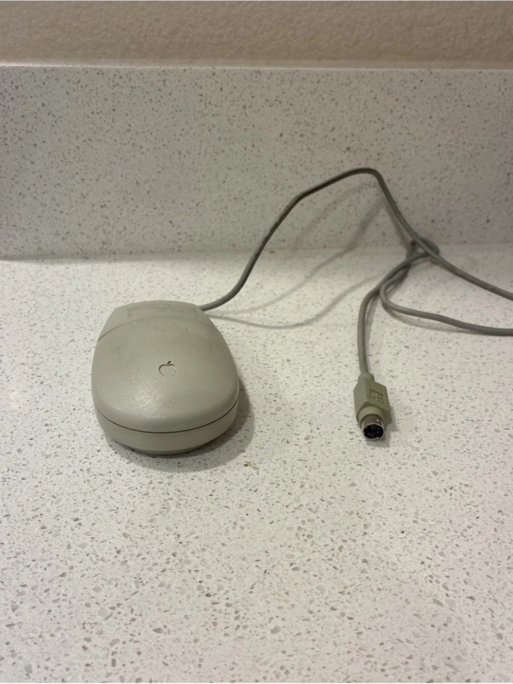 Apple Beige PS/2 Wired Desktop Mouse
